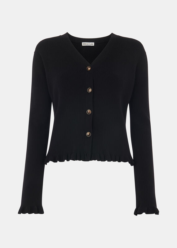 Frill Hem Cardigan