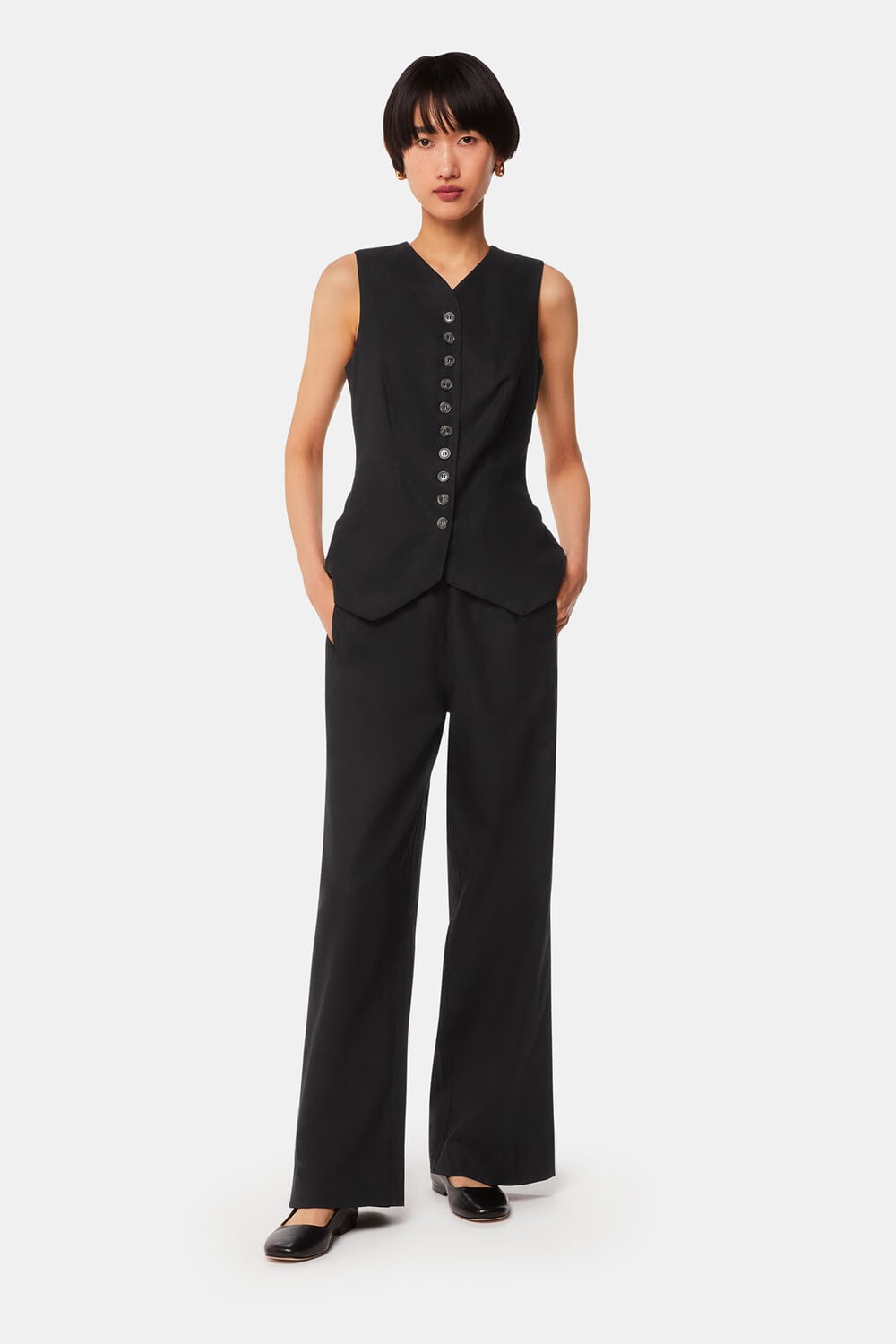 Lindsey Linen Blend Trouser