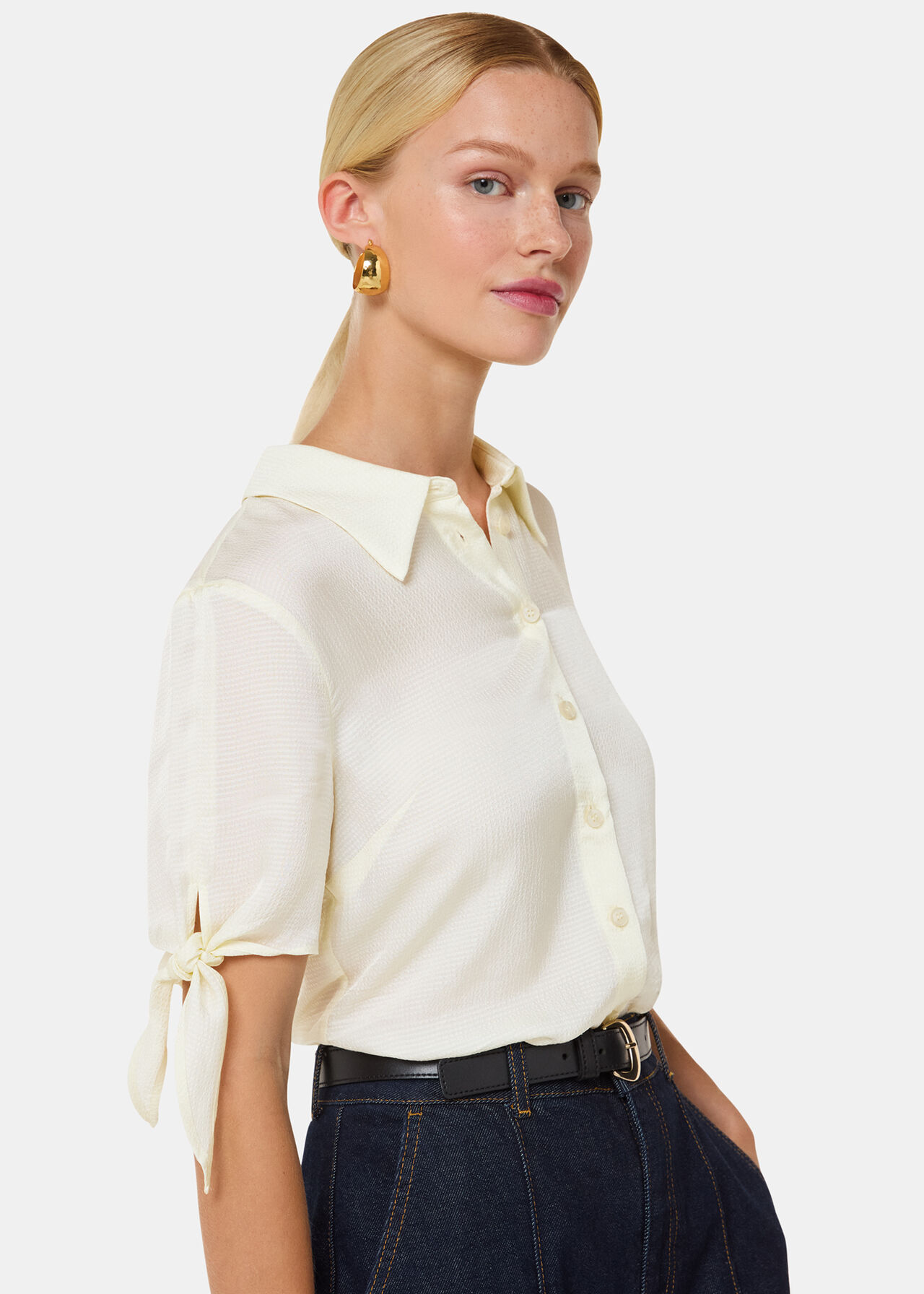Lyla Bow Sleeve Shirt