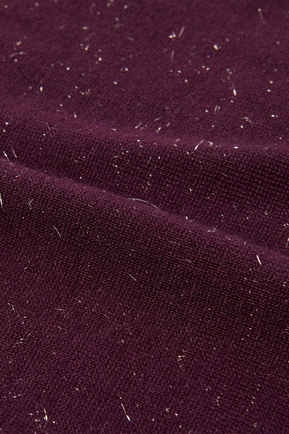 Burgundy Annie Sparkle Crew Neck
