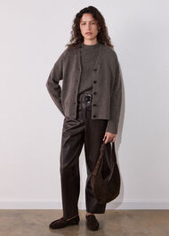 Wool V Neck Cardigan