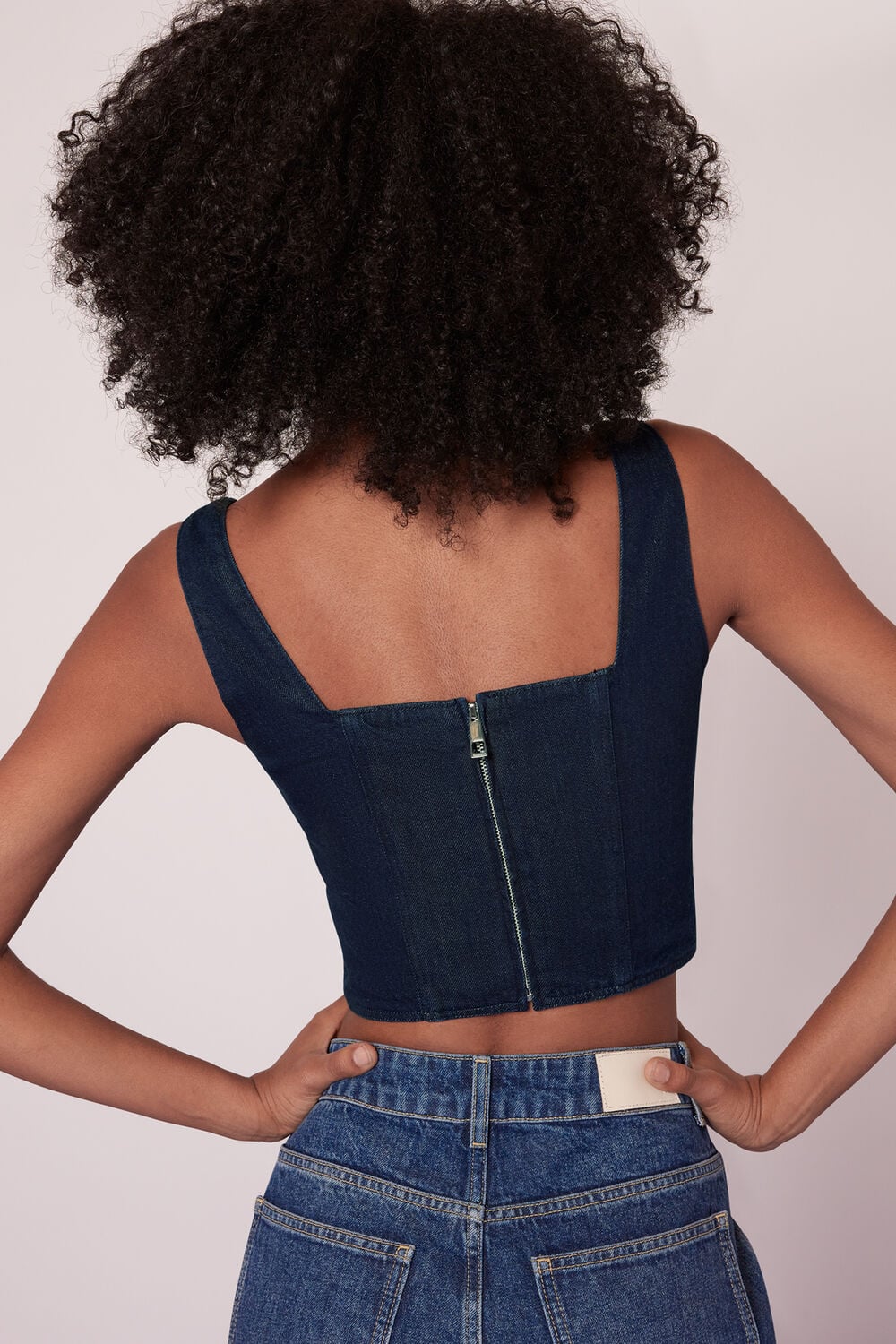 Nina Chambray Denim Corset