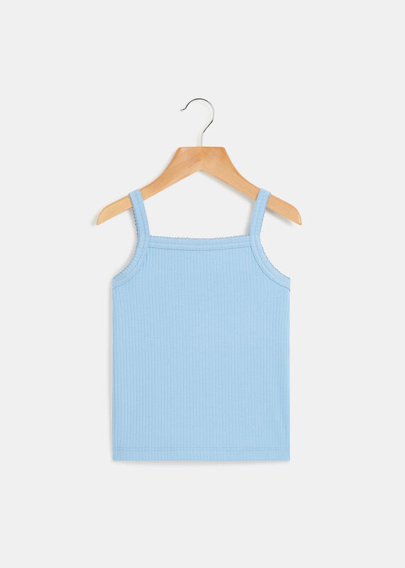 Strappy Ribbed Top
