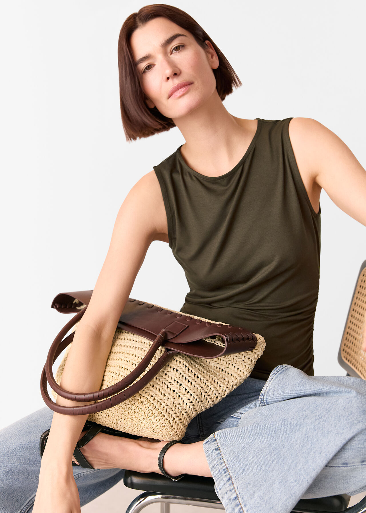 Gathered Side Detail Top