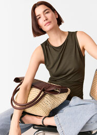 Gathered Side Detail Top