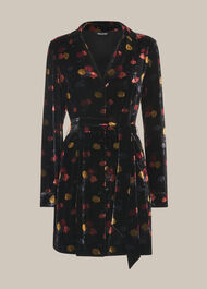 Flowerpod Velvet Dress