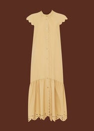 Elsie Broderie Shirt Dress