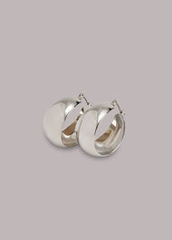 Large Curved Hoop Earring