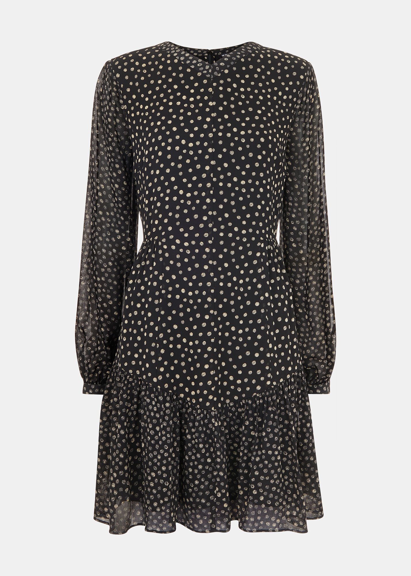 Whistles polka dot dress online