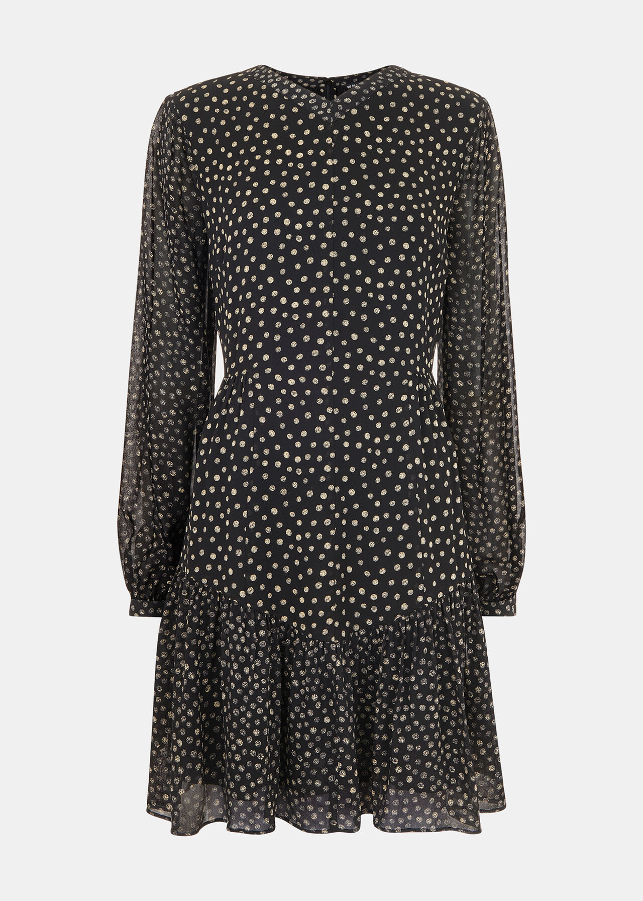 Speckled Polka Dot Dress