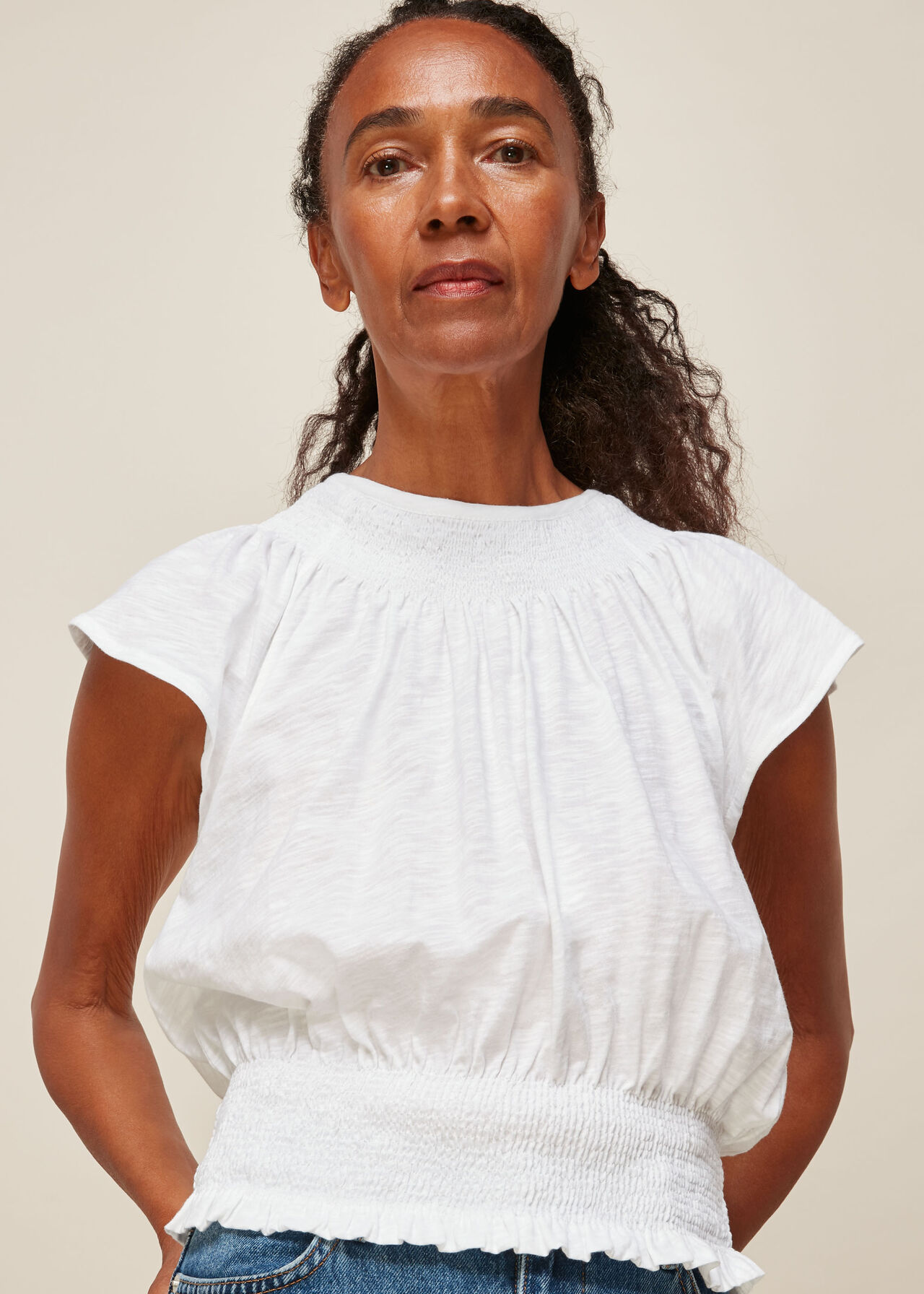 Blaise Rouched Top