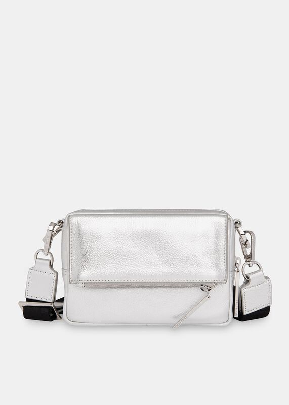 Silver Bibi Crossbody Bag