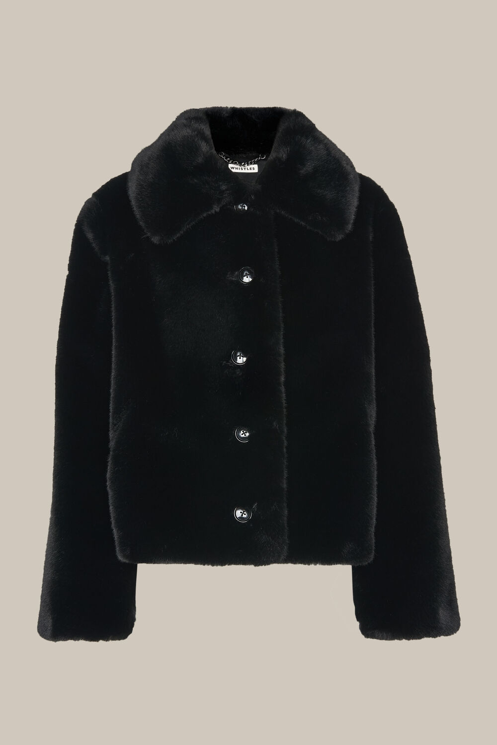 Short Faux Fur Coat