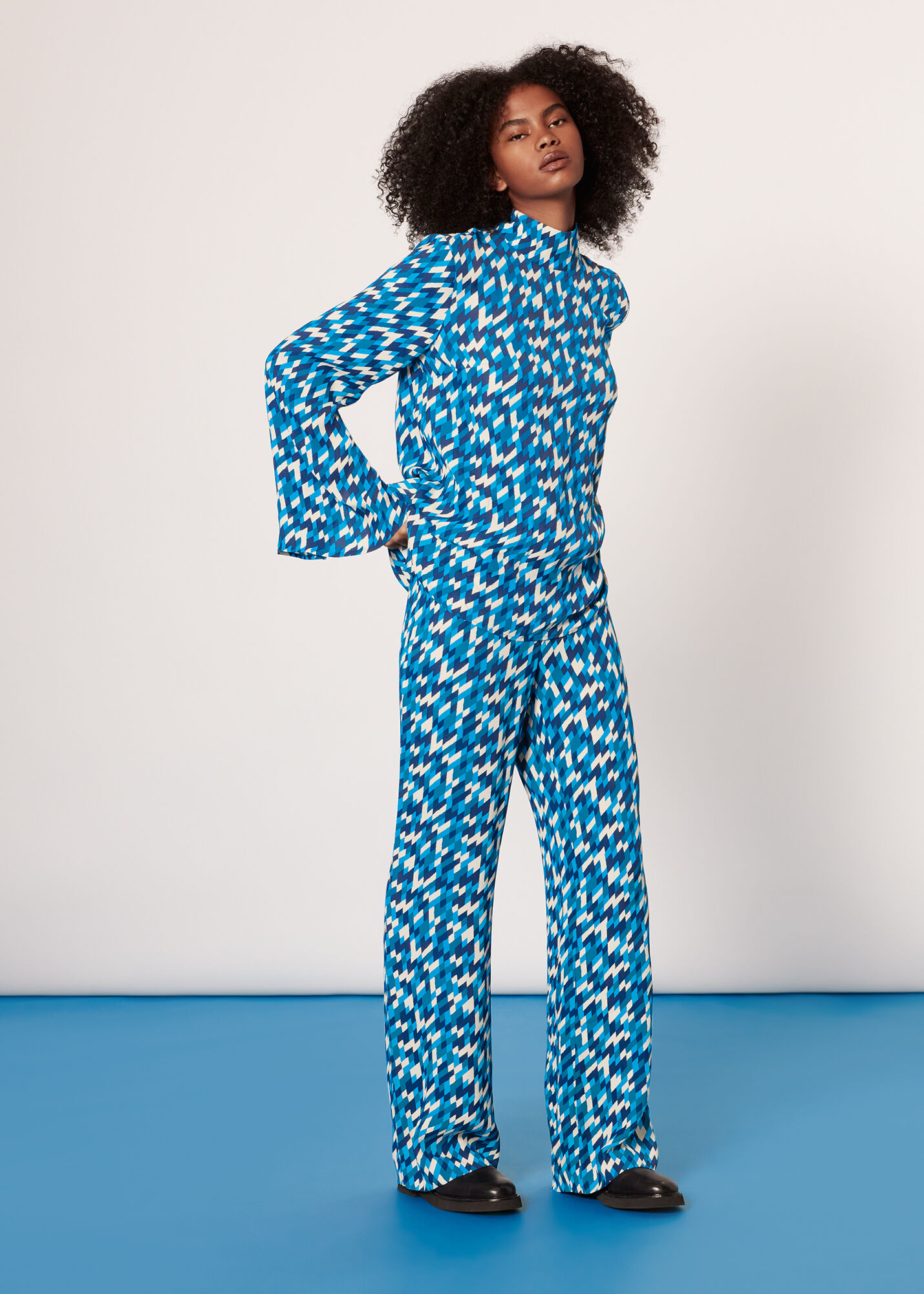 Whistles deals gingham trousers