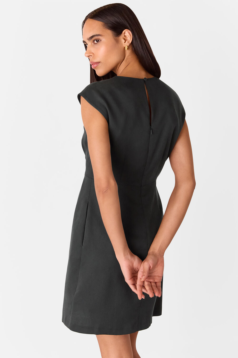 Twist Detail Mini Dress