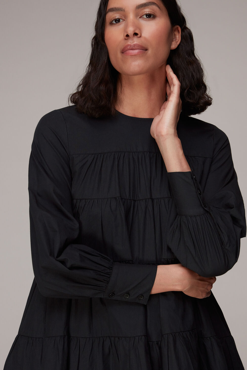 Ronnie Cotton Tiered Dress