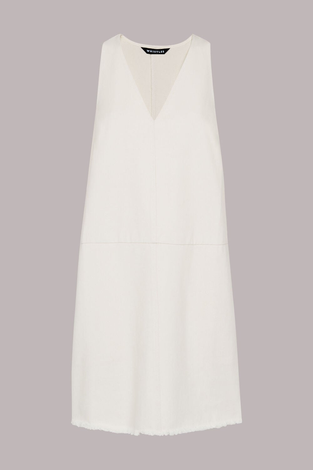 V Neck Denim Dress