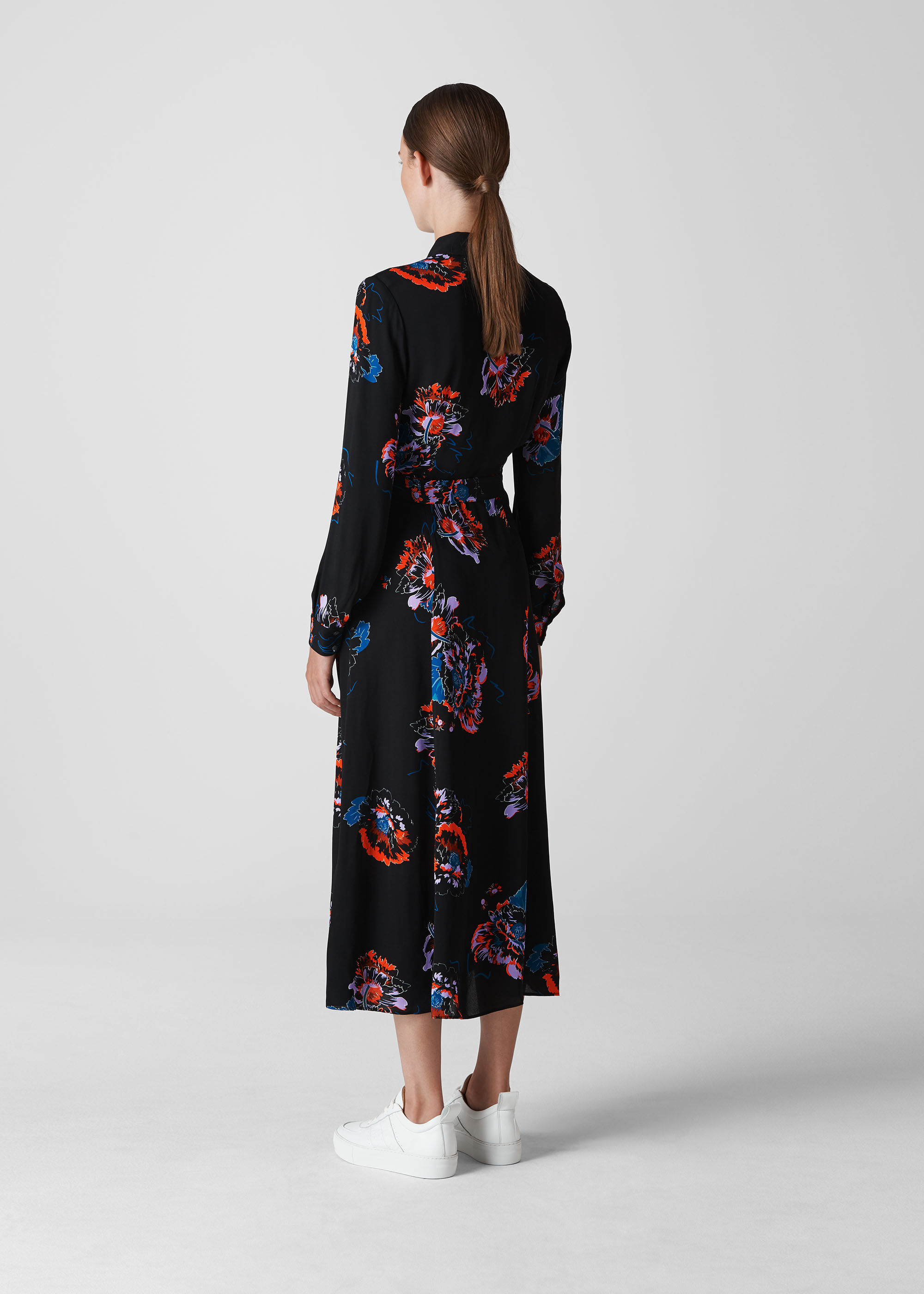 Freya print shirt dress sales