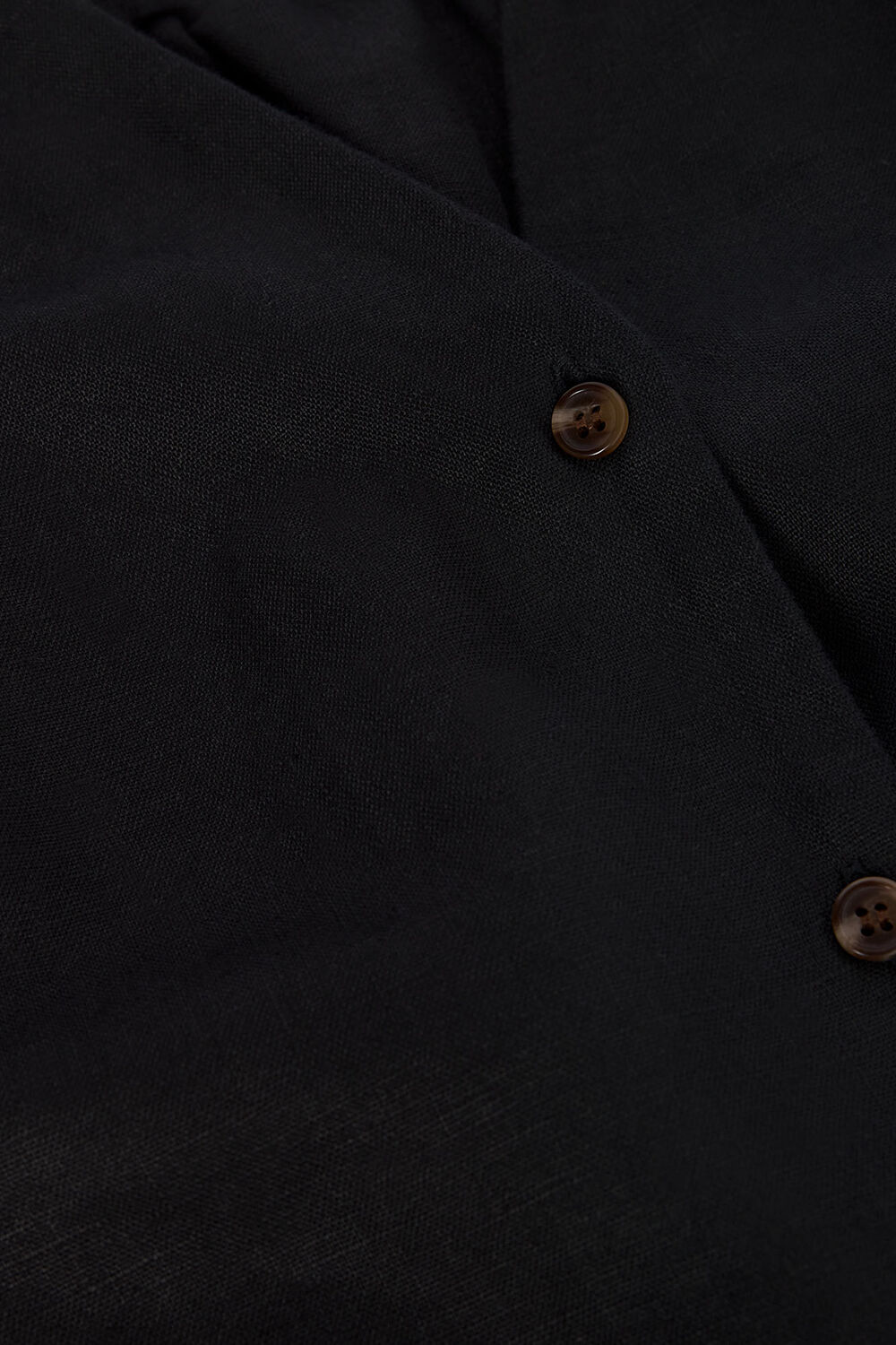 Black Laura Linen Tank