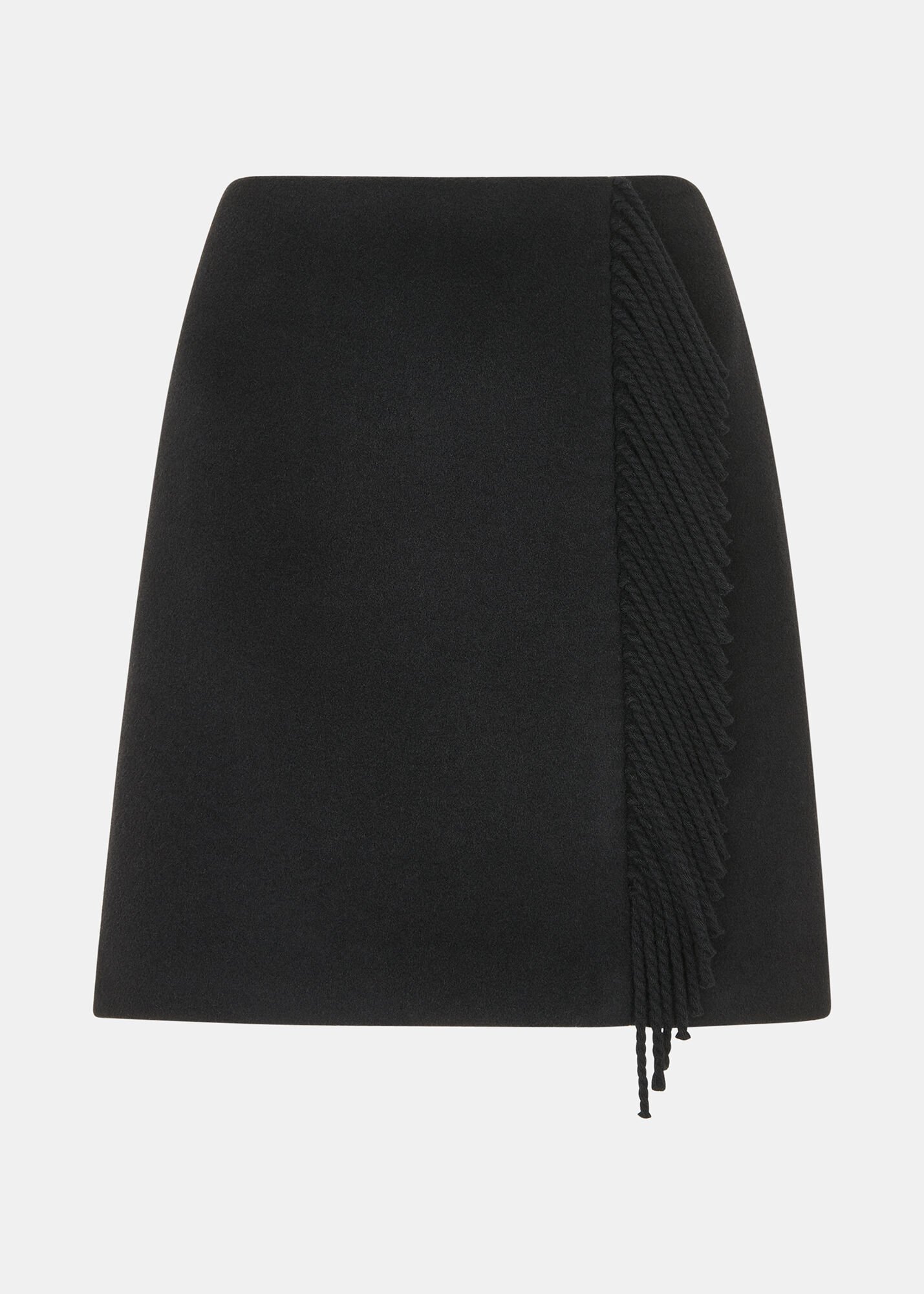 Black fringe skirt size 8 online