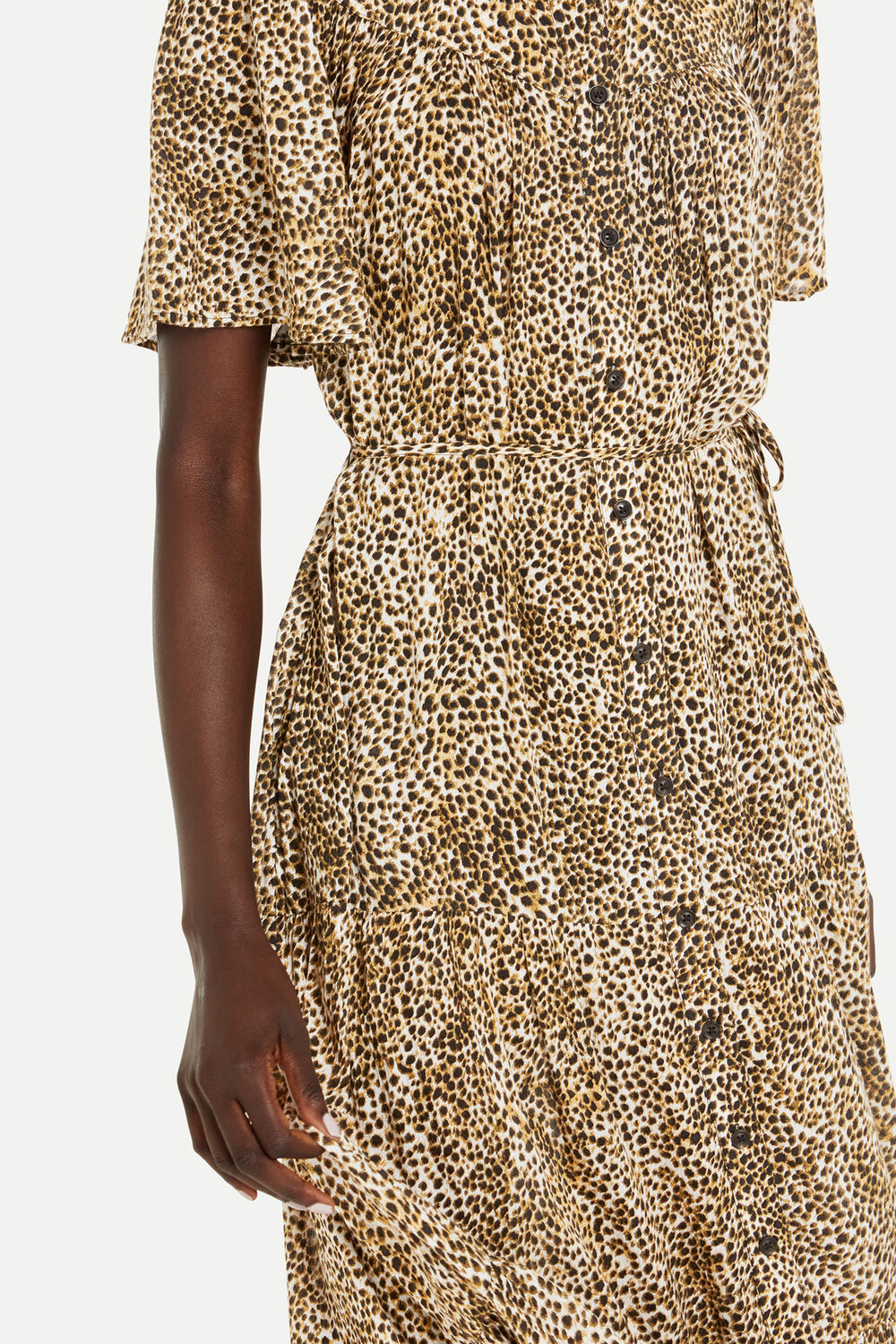 Multicolour Petite Ink Spot Trapeze Dress