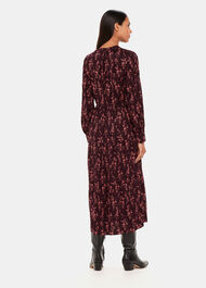 Wisteria Dot Trapeze Dress