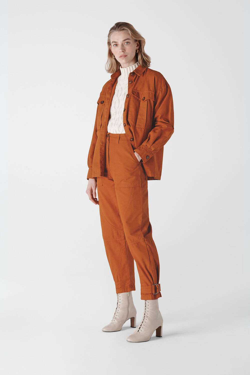 Cadi Utility Cargo Trouser Tobacco