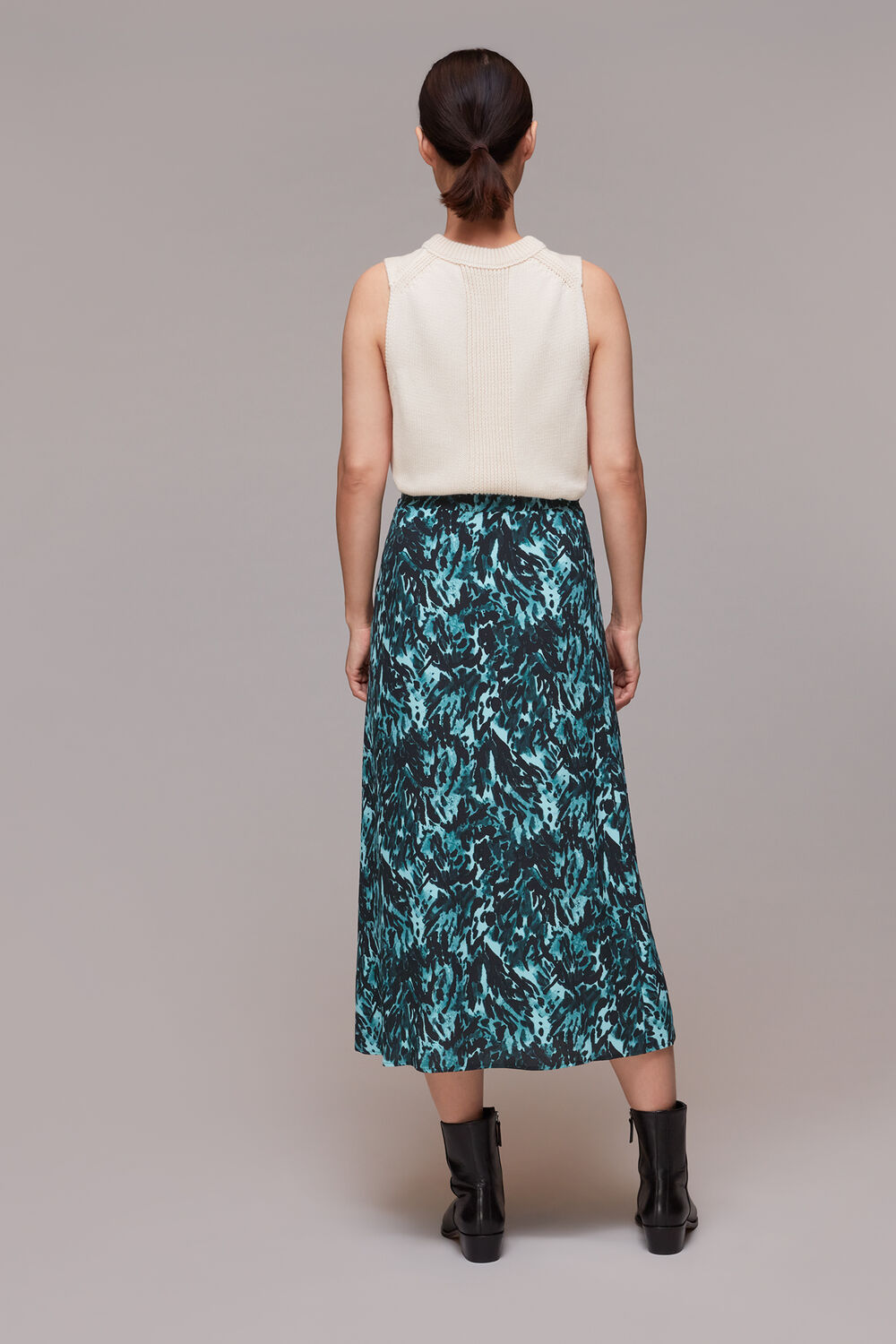 Multicolour Bambi Animal Button Skirt