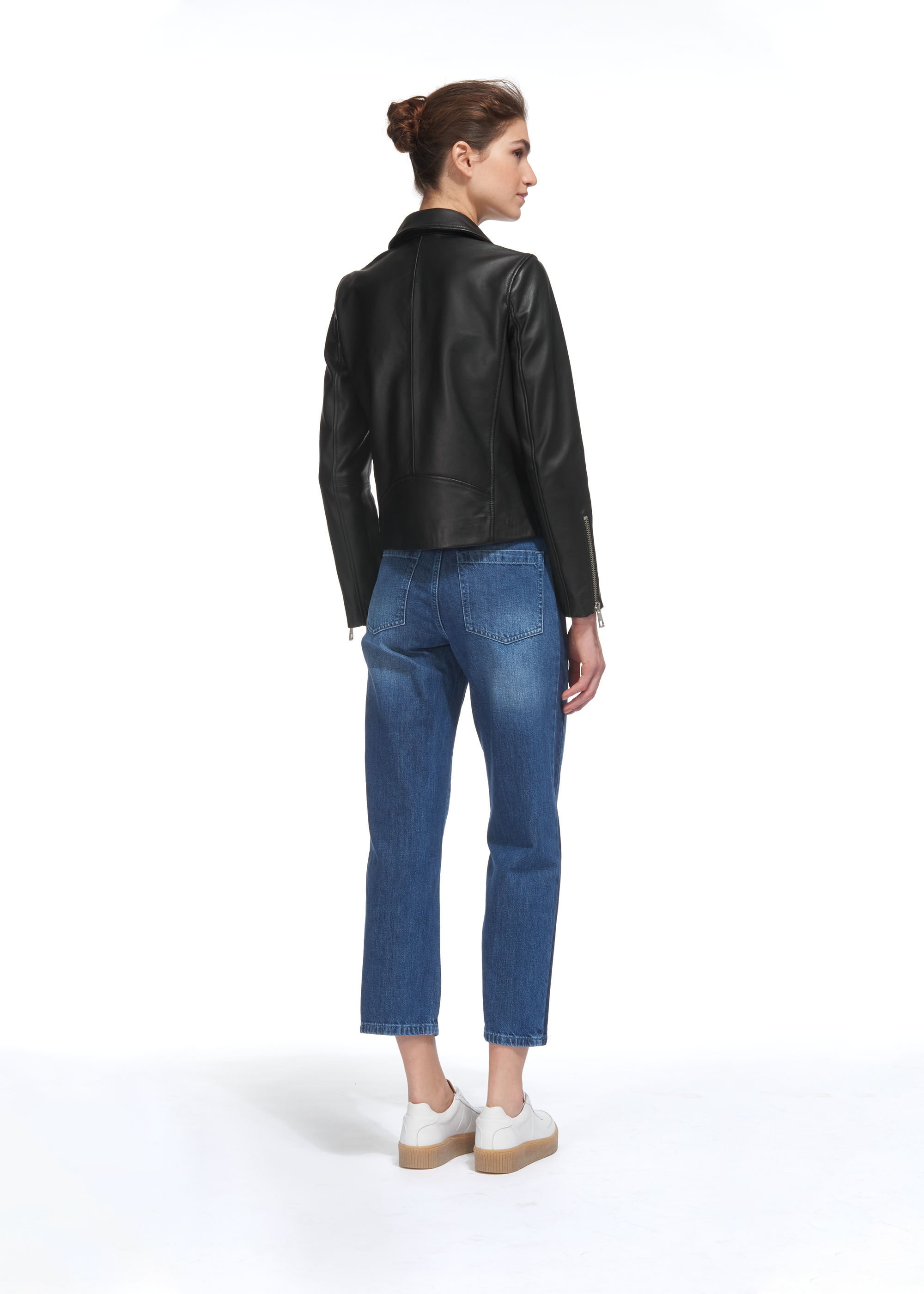 Agnes Leather Biker