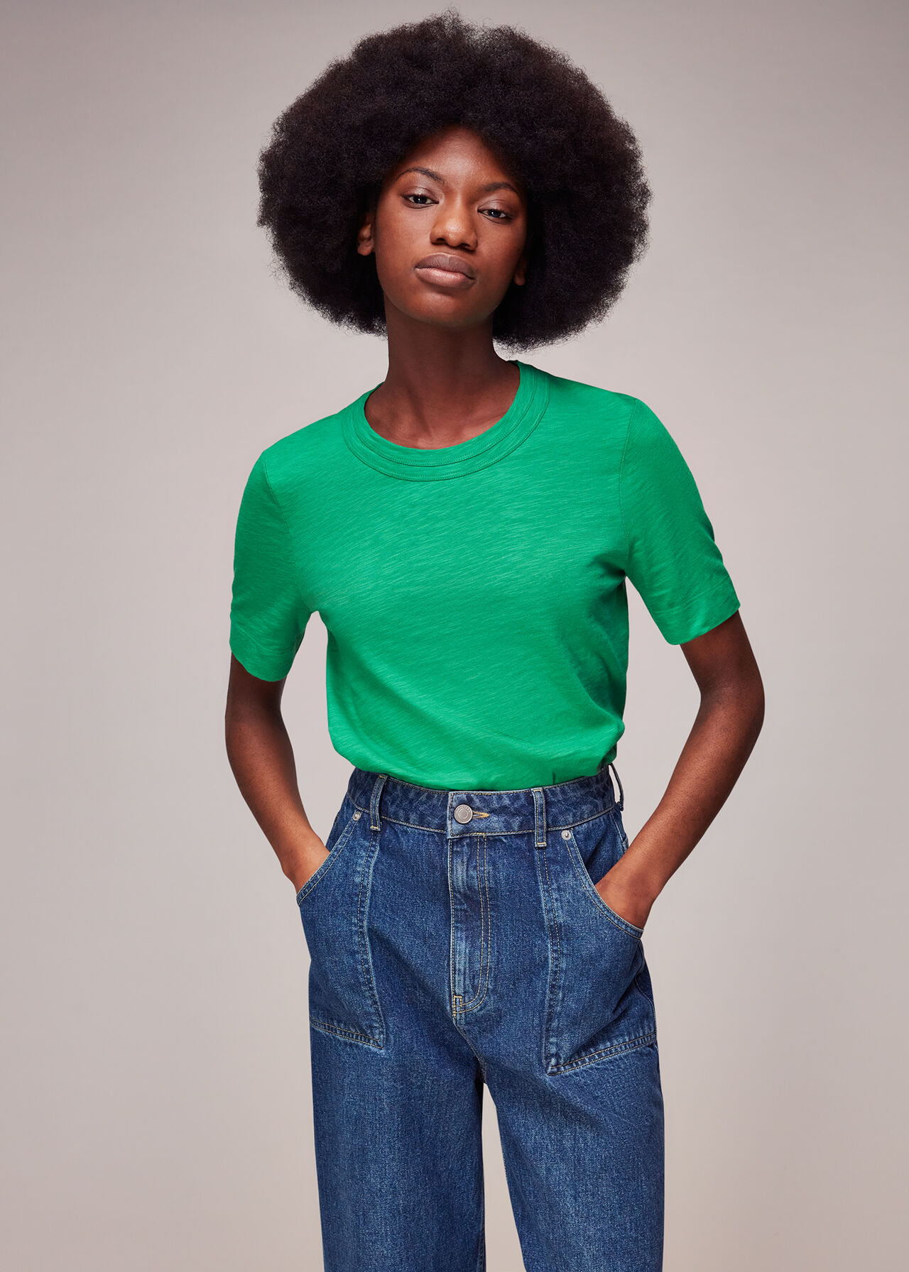 Rosa Double Trim T-shirt