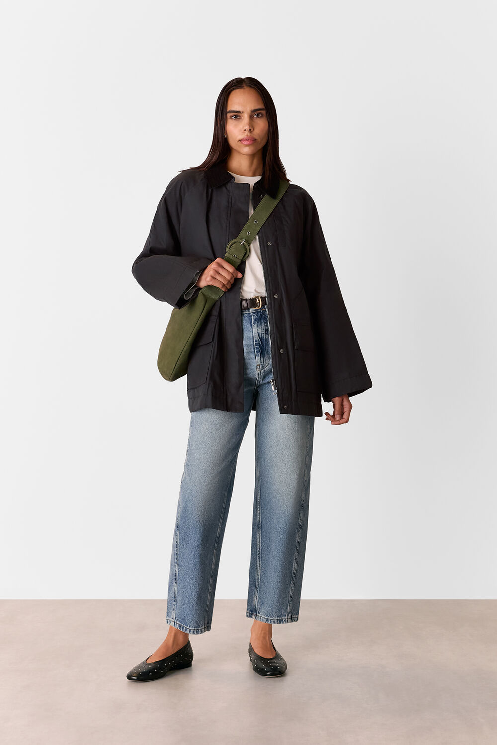 Fern Waxed Barn Jacket