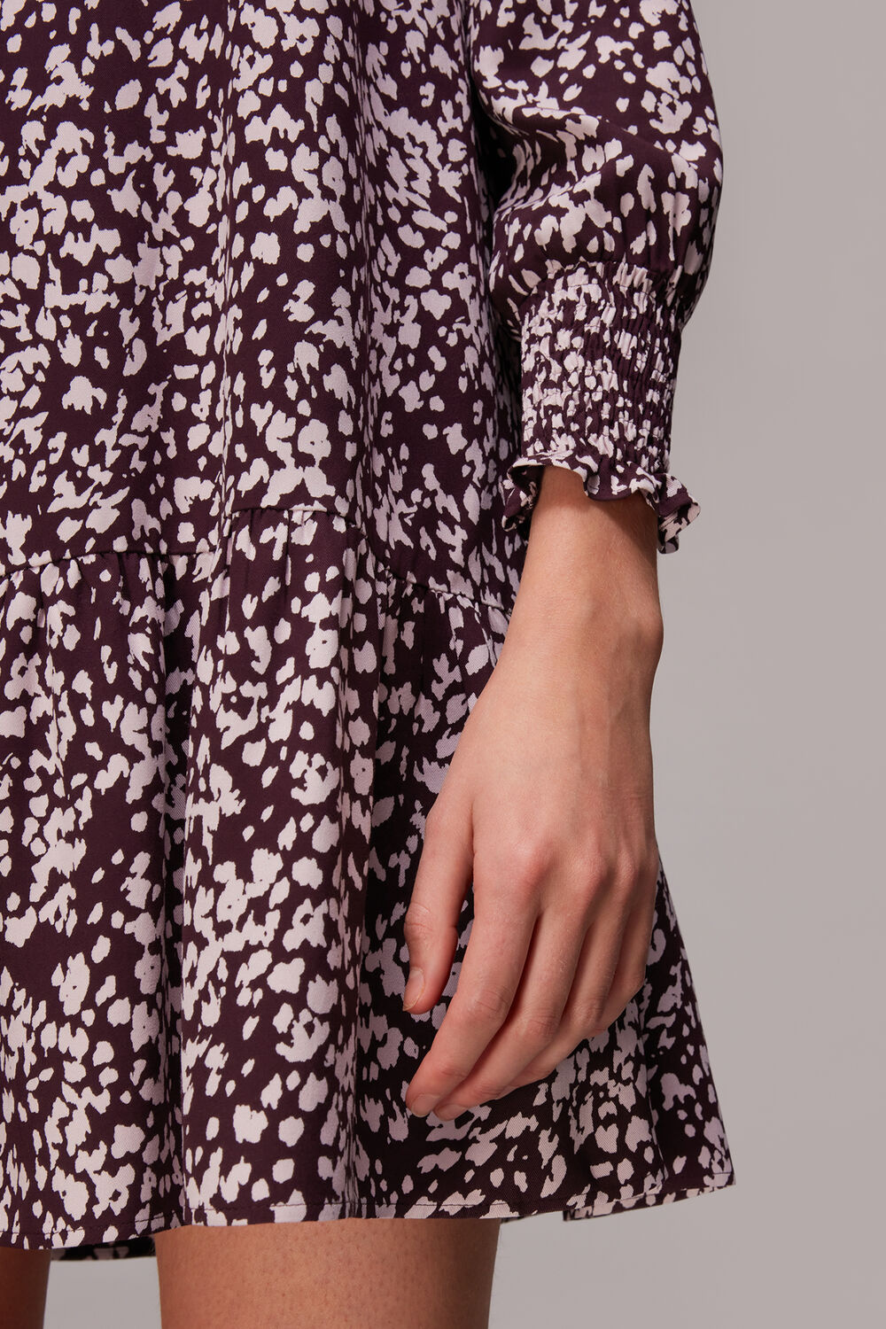 Dashed Animal Flippy Dress