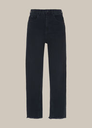 High Waist Barrel Leg Jean
