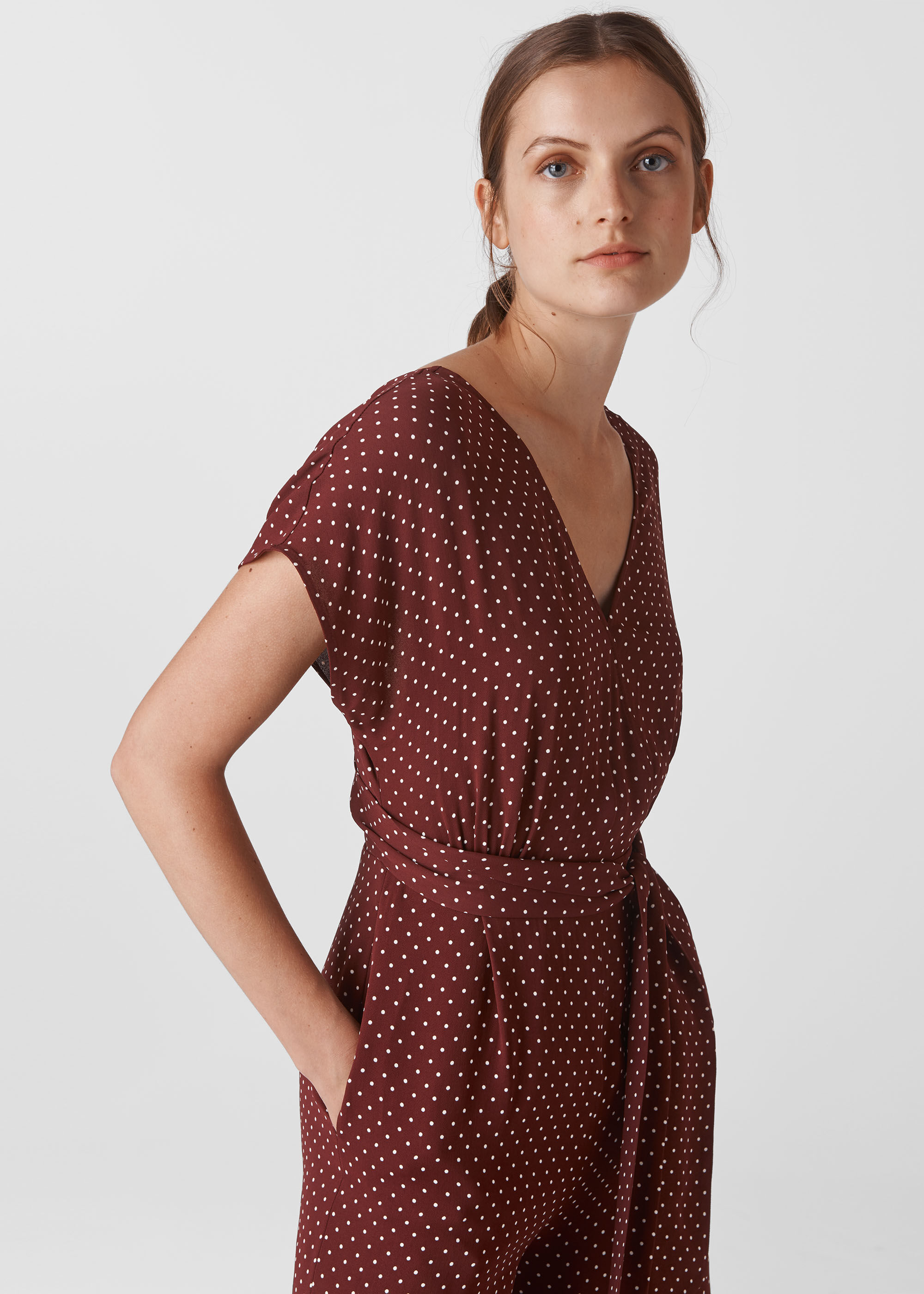 Whistles polka dot jumpsuit new arrivals