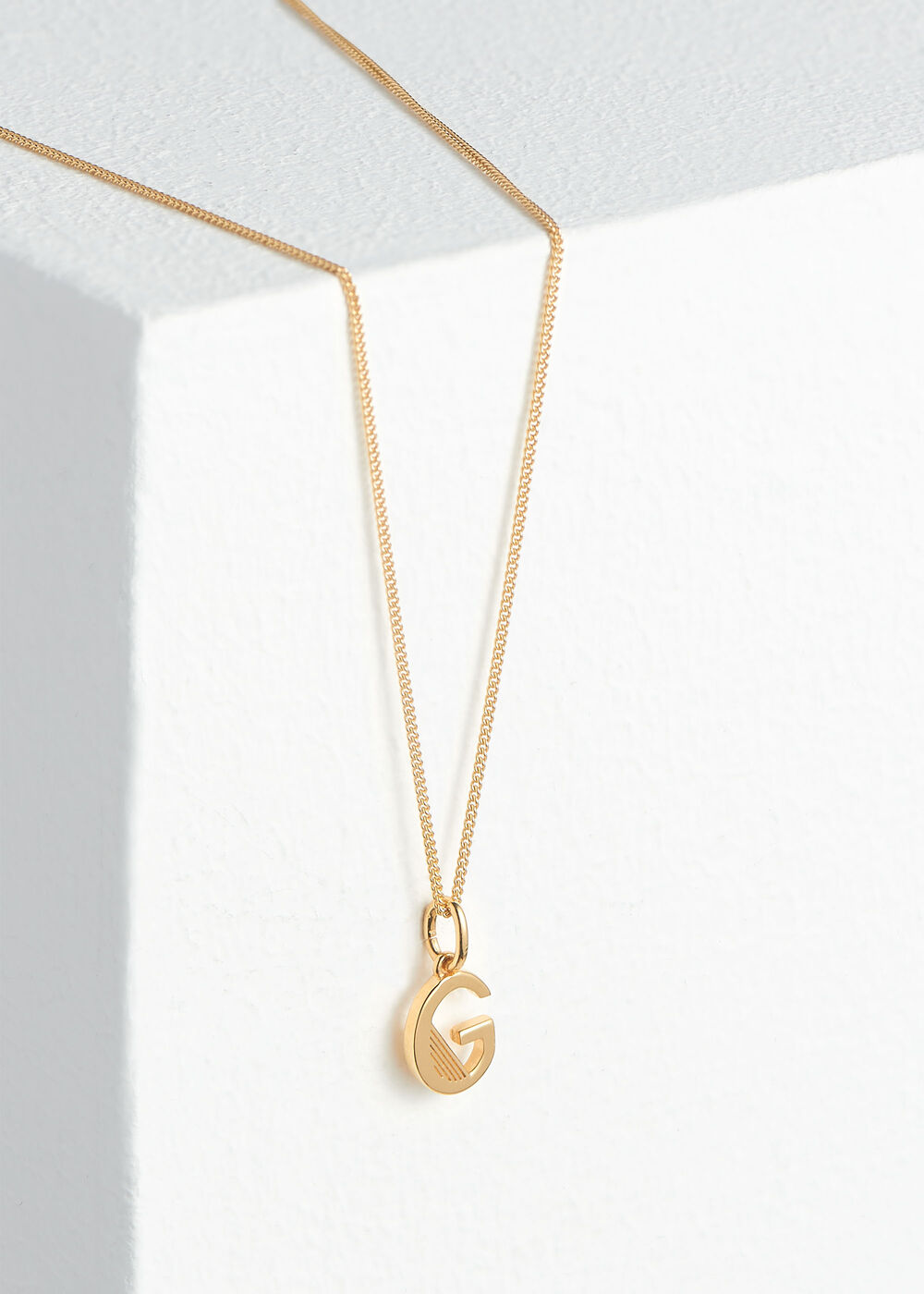 Rachel Jackson Letter Necklace Gold