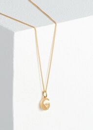 Rachel Jackson Letter Necklace Gold