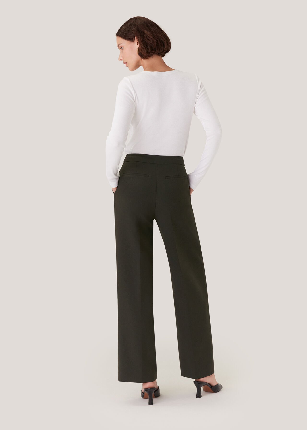 Natalie Wool Blend Trouser