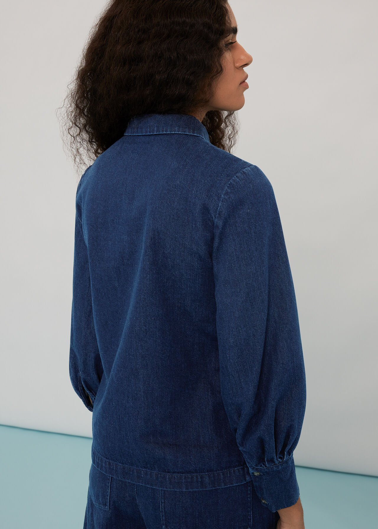 Nino Chambray Collared Shirt