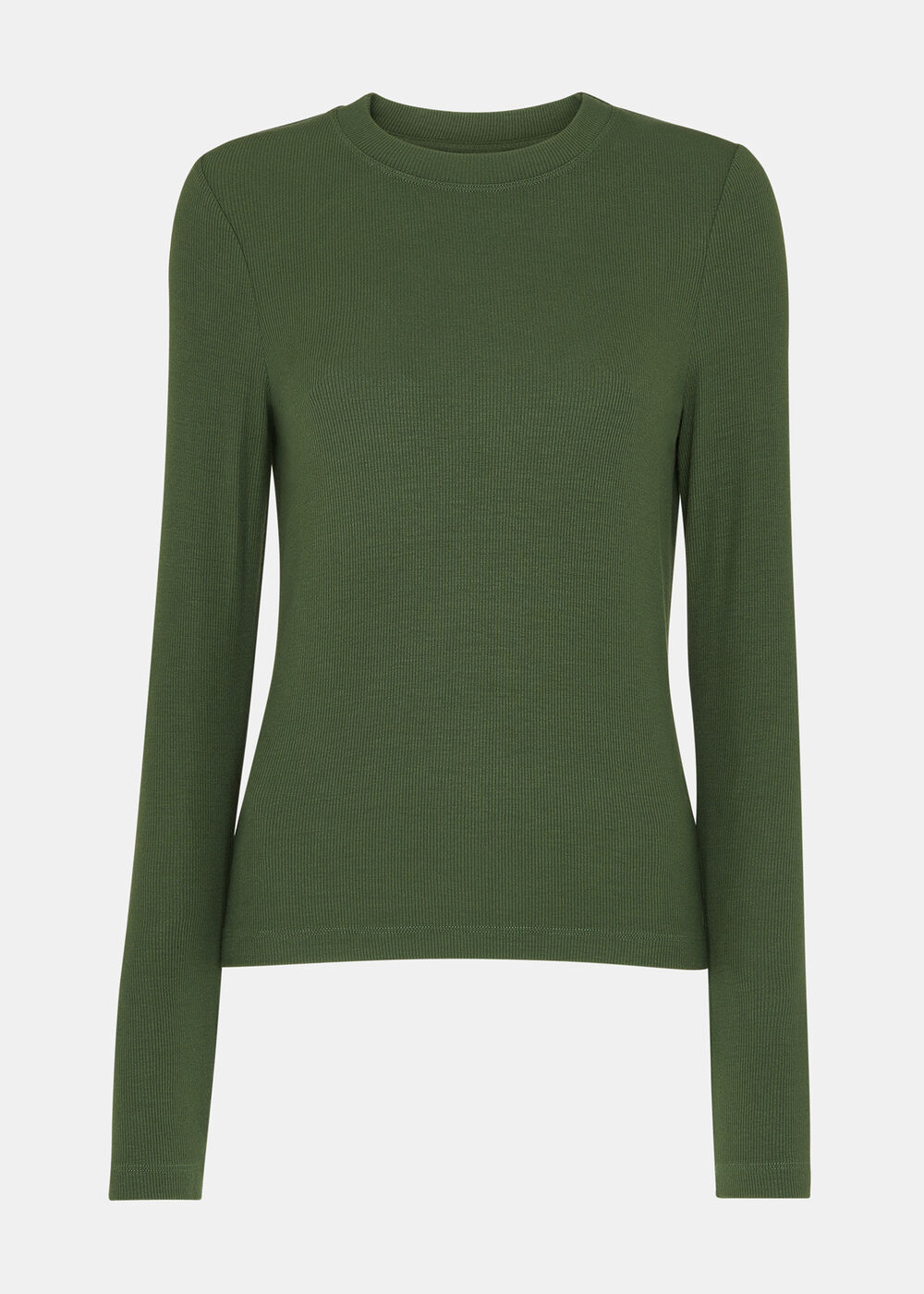 Essential Ribbed Crew Neck