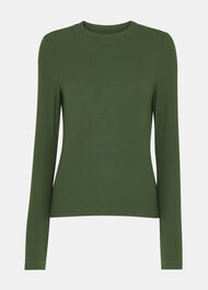 Essential Ribbed Crew Neck