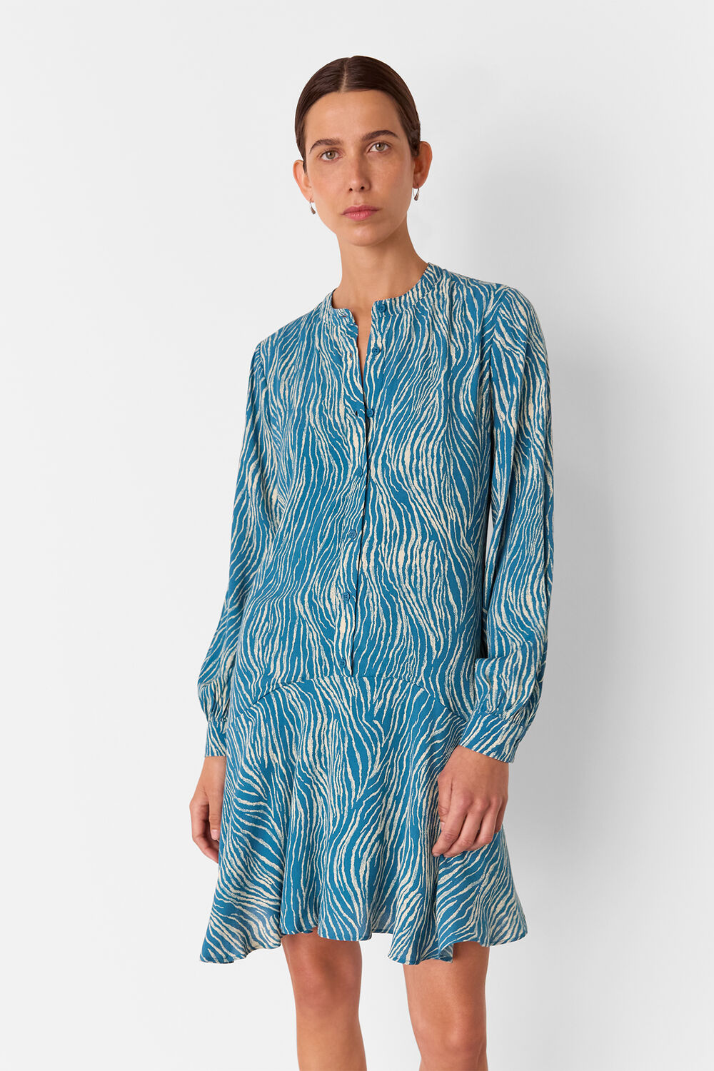 Zebra Flippy Mini Dress