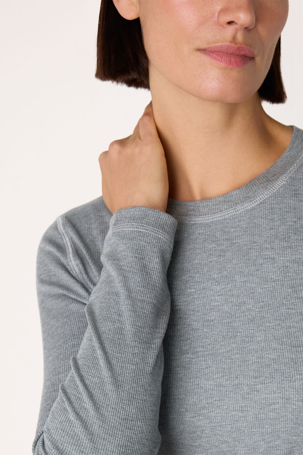 Rib Jersey Pyjama Top