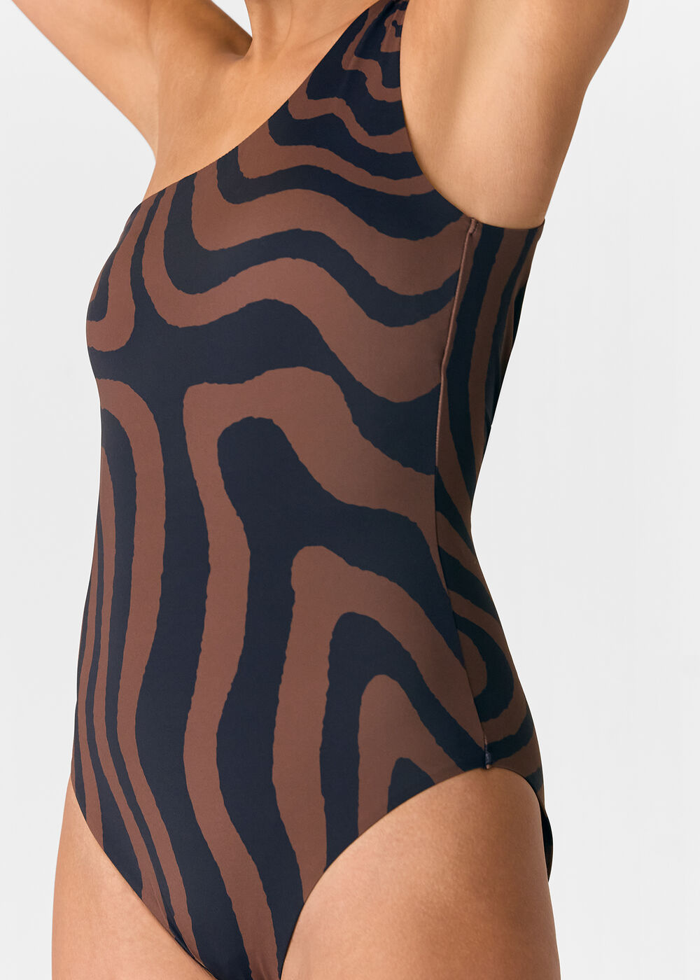 Swirl Print Swimsuit