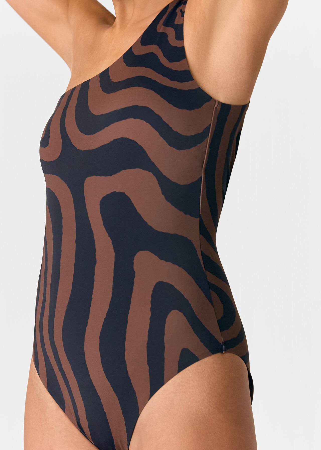 Swirl Print Swimsuit