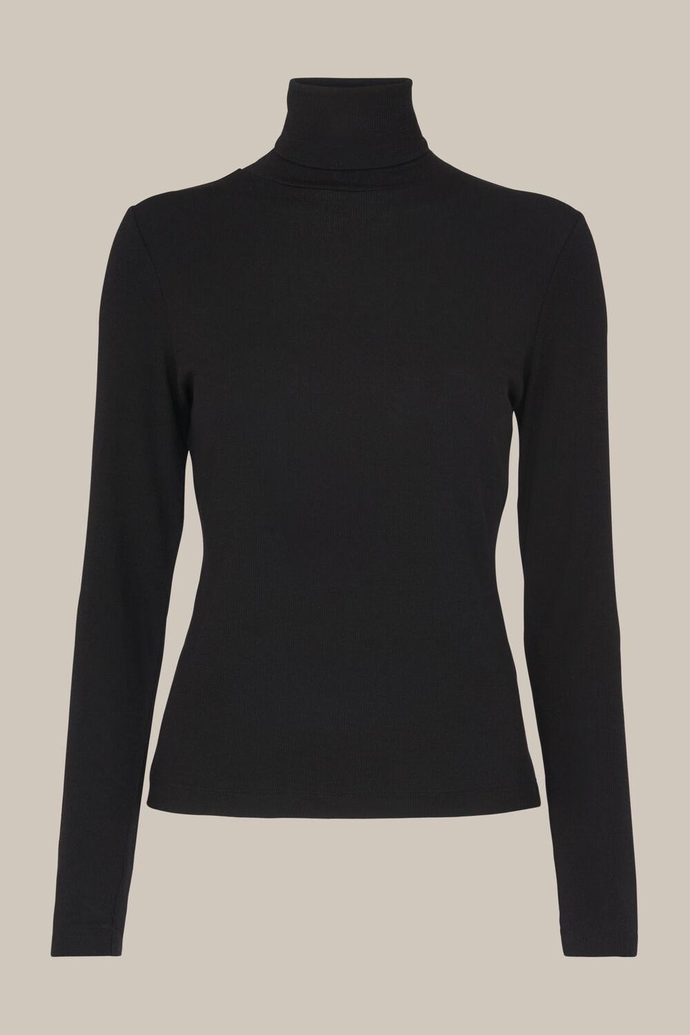 Essential Polo Neck Black