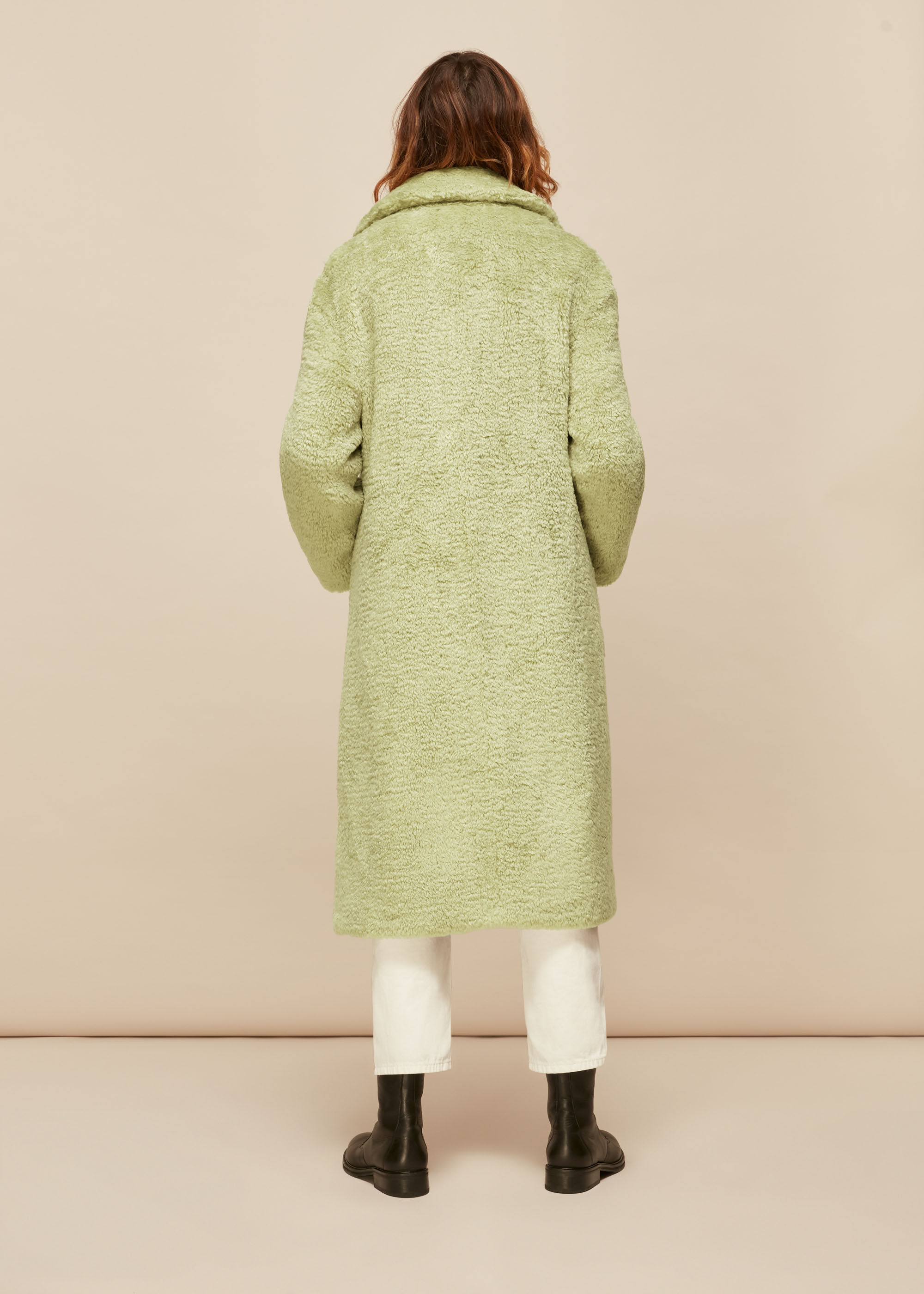 Pale green hotsell coat