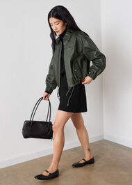 Suede A Line Skirt