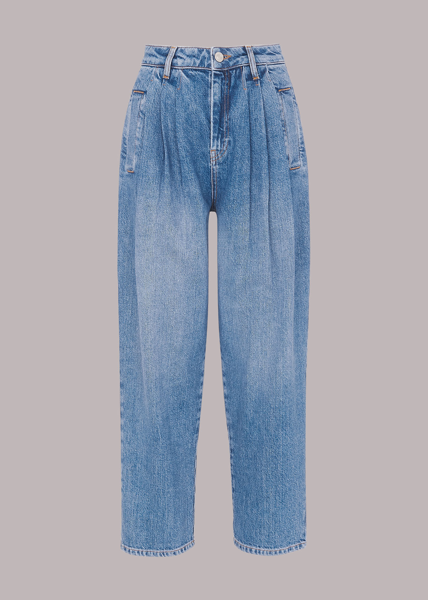 PLEATED FRONT OVERSIZED DENIM サイズ28 LUUDAN（ルーダン）の「LUUDAN PLEATED FRONT OVERSIZED DENIM