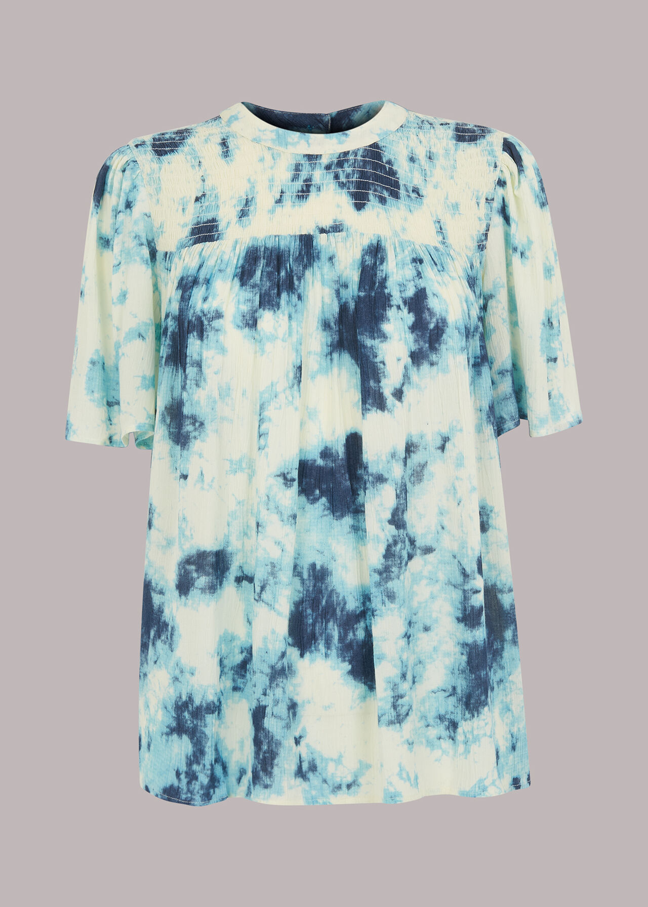 Tie Dye Textured Blouse
