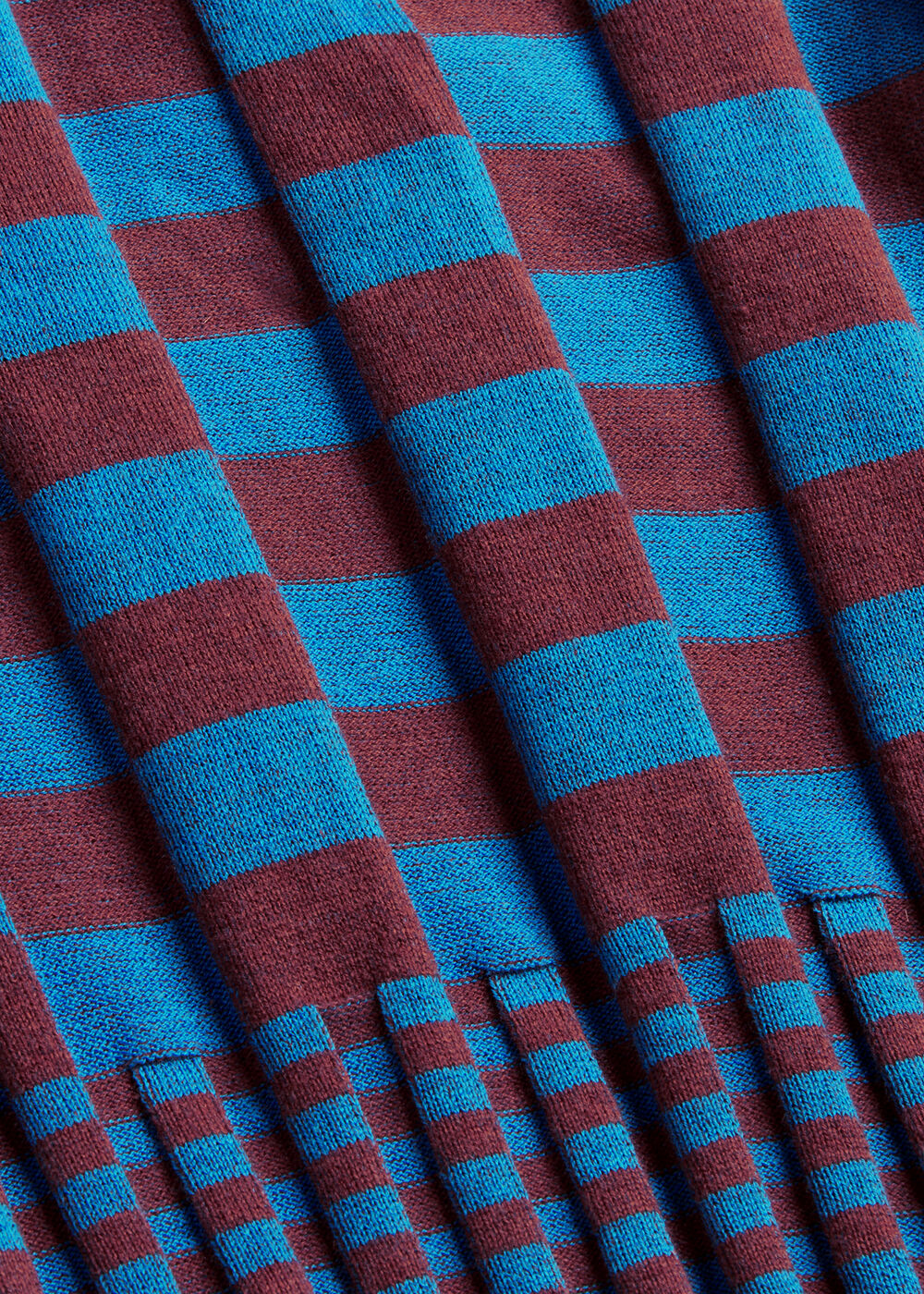 Checkerboard Knit Jumper